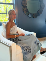 Load image into Gallery viewer, Capri Poppy Maxi Skirt/ Dress/ Cover Up
