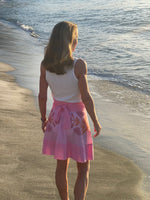 Load image into Gallery viewer, The Capri Poppy Mini Wrap Skirt ( Also great to wear as a Top )
