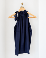 Load image into Gallery viewer, Satin Elisabeth top with bow at the collar
