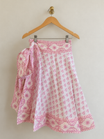 Load image into Gallery viewer, The Capri Mini Skirt/ Top in Stamp fabric
