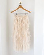 Load image into Gallery viewer, Original Irregular Mesh 4 Colors Falbala Pleated Elasticity Skirt
