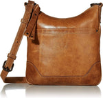 Load image into Gallery viewer, Tuzech Leather Swing Pack Zip Crossbody Bag With Big Pocket Gift for Women Full Grain Campus Bag Weekender Bag
