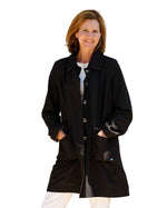 Load image into Gallery viewer, Black &amp; Camel Water-Repellent, Reversible Trench Coat
