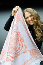 Load image into Gallery viewer, Cashmere Bandana Ornament in Lavender
