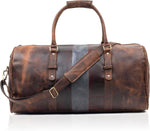 Load image into Gallery viewer, Vintage Leather Duffle Luggage Bag For Men and Women

