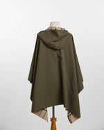 Load image into Gallery viewer, Olive &amp; Plaid Water-Repellent, Reversible RAINRAP
