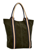 Load image into Gallery viewer, Suede Leather Tote Bag
