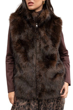Load image into Gallery viewer, Sleeveless Faux Fur Vest
