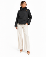 Load image into Gallery viewer, Lightweight jacket with crossed stand-up collar
