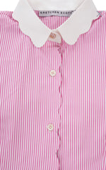 Load image into Gallery viewer, Pique All Day Pinstripe Blouse
