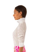 Load image into Gallery viewer, Pique All Day Pinstripe Blouse
